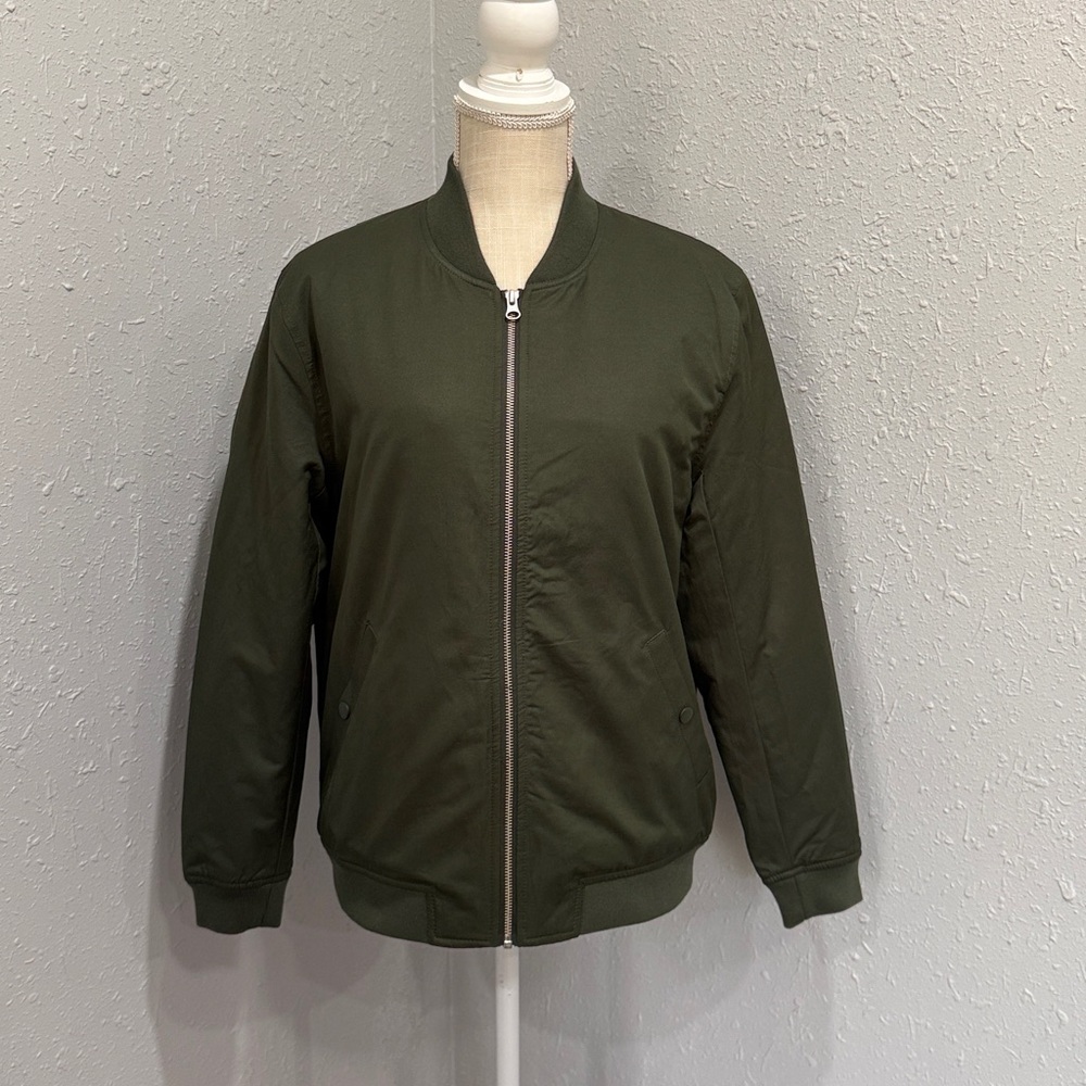 Ash &‎ Erie Men's Forest Green Bomber Jacket Size Small